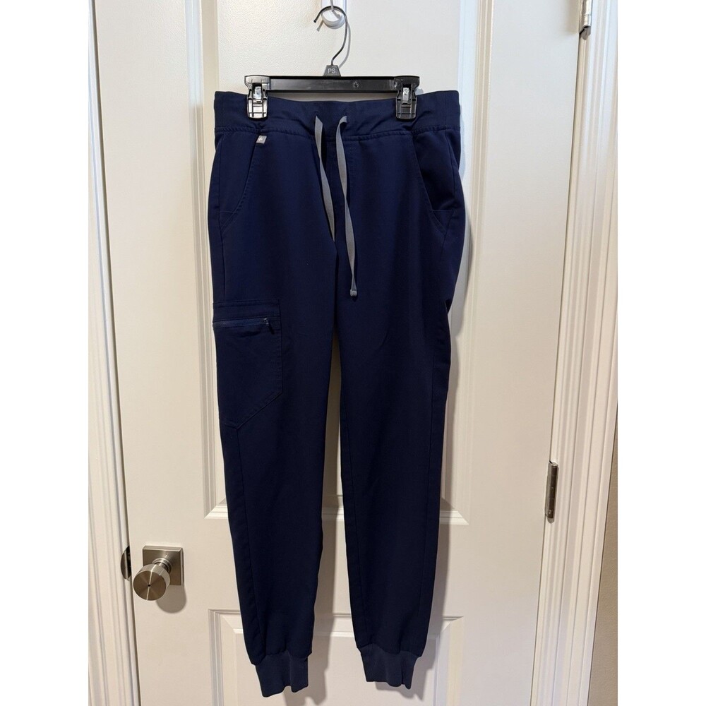 FIGS Zamora Jogger Scrub Pants Womens XS Navy Blue Technical W18SW2005